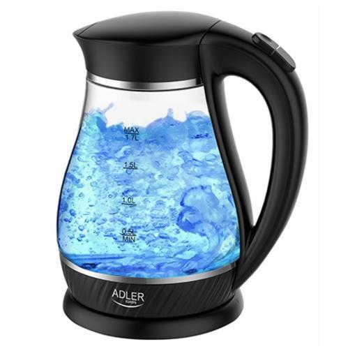 Чайник Adler AD 1274 black 1,7L электрический 2200 Вт