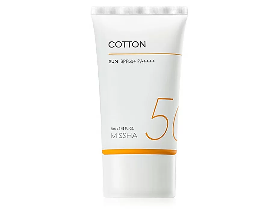 Крем сонцезахисний для чутливої шкіри MISSHA All Around Safe Block Cotton Sun SPF 50+ (T000231)