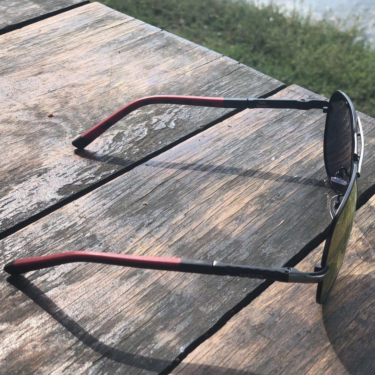 Очки солнцезащитные мужские с поляризацией Orange - фото 3