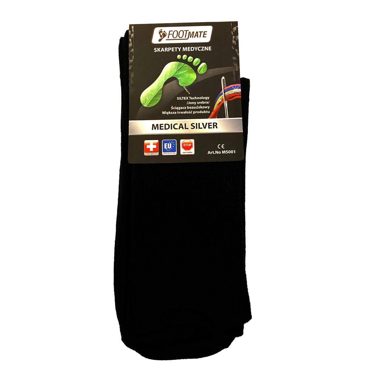 Шкарпетки діабетичні зі сріблом Footmate Medical Silver S р. 36/38