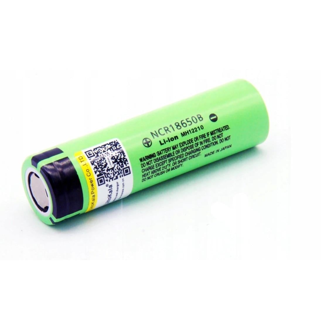 Аккумулятор 18650 LiitoKala 34B 3400 mAh Li-Ion 8А 3,7V плоский плюс (19306)