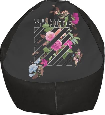 Кресло-груша Off-White Flowers M (13276937)