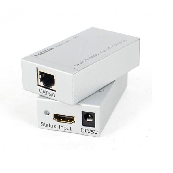 Удлинитель Value S0440 HDMI по кабелю UTP до 60 м Белый (12430110)