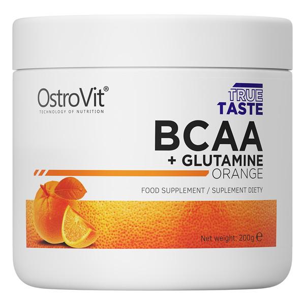 Аминокислота OstroVit BCAA + Glutamine апельсин 200 г