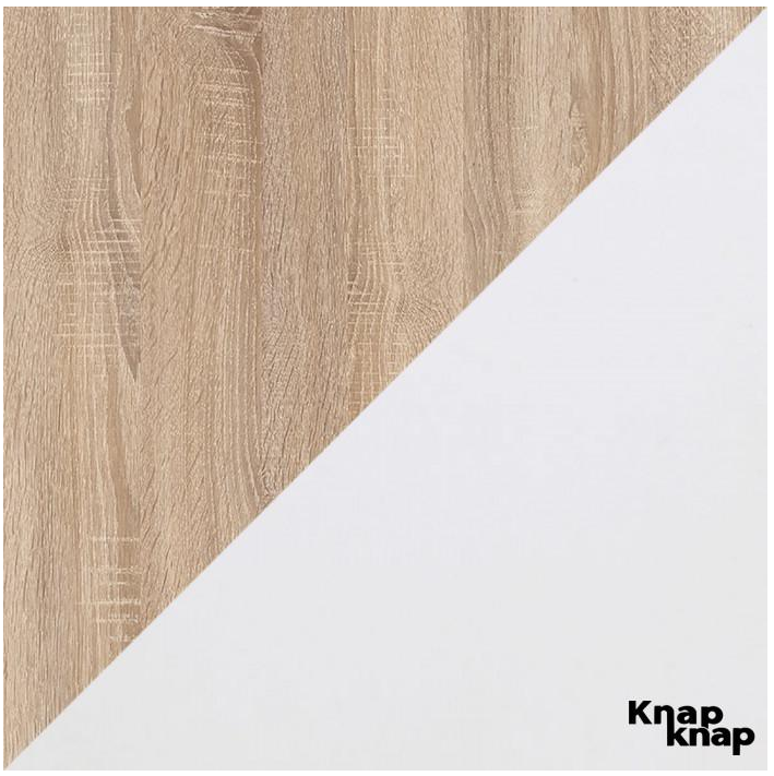 Стіл-трансформер Knap Knap Hobana Ш1 140х50х75,6 см Білий/Дуб сонома - фото 7 Стіл-трансформер Knap Knap Hobana Ш1 140х50х75,6 см Білий/Дуб сонома - фото 7