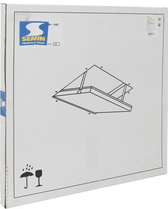 Ревізійний люк прихованого монтажу Semin 500x500 зі знімною стулкою під фарбування/поклейку шпалер для стіни та стелі(2804) - фото 5