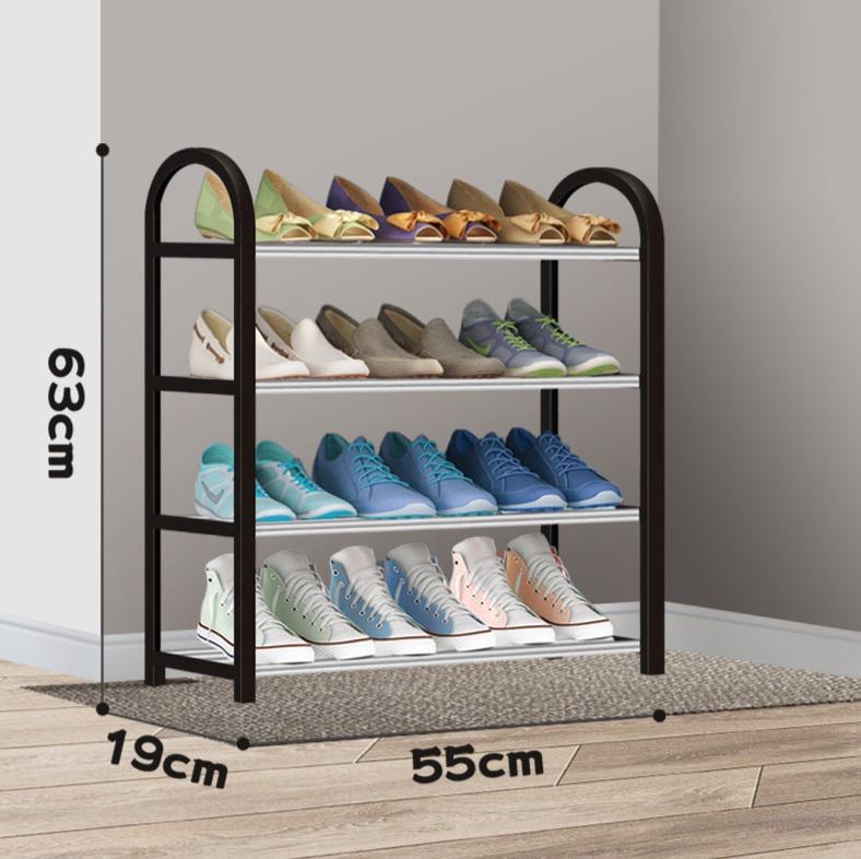 Полиця для взуття 4-х рівнева 14834 19х55х63 см Чорний (4995151) - фото 4 Полиця для взуття 4-х рівнева 14834 19х55х63 см Чорний (4995151) - фото 4