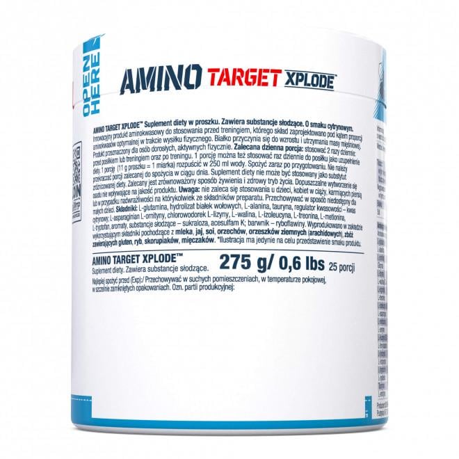 Амінокомплекс для спорту Olimp Nutrition Amino Target Xplode 275 г 25 порцій Lemon - фото 3