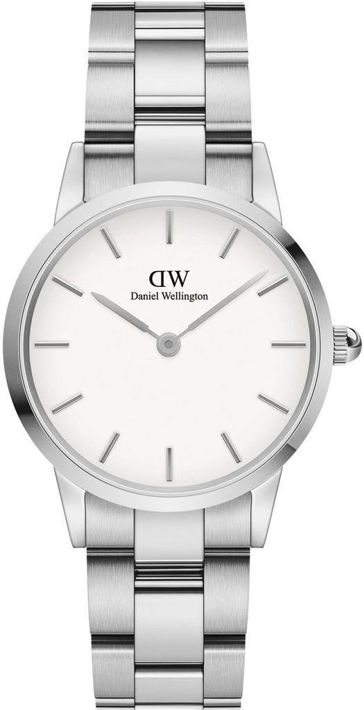 Годинник кварцевий Daniel Wellington DW00100207 Iconic Link 28 Silver/White