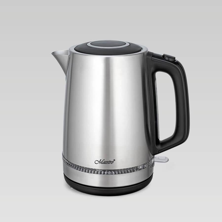 Електрочайник Maestro Mr-047 1,7 л Нержавіюча сталь/Чорний
