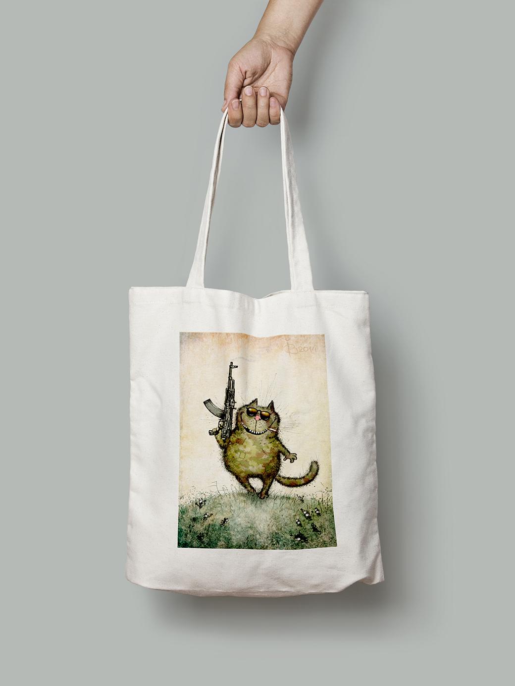 Эко-сумка 23 февраля шопер (rinaz_20141624002_Bag)