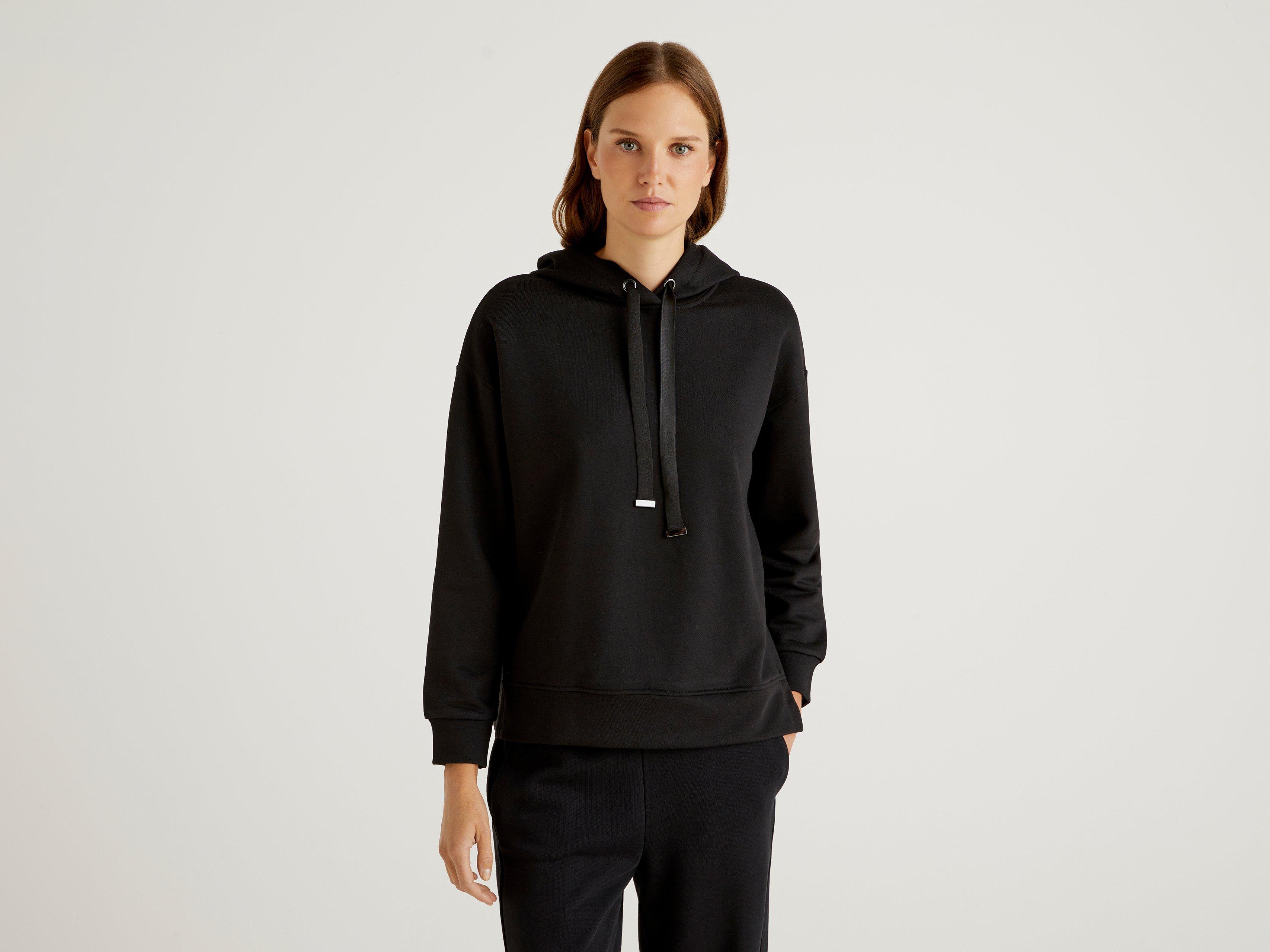 Свитшот женский Benetton 3qmhe2283 M Черный Свитшот женский Benetton 3qmhe2283 M Черный