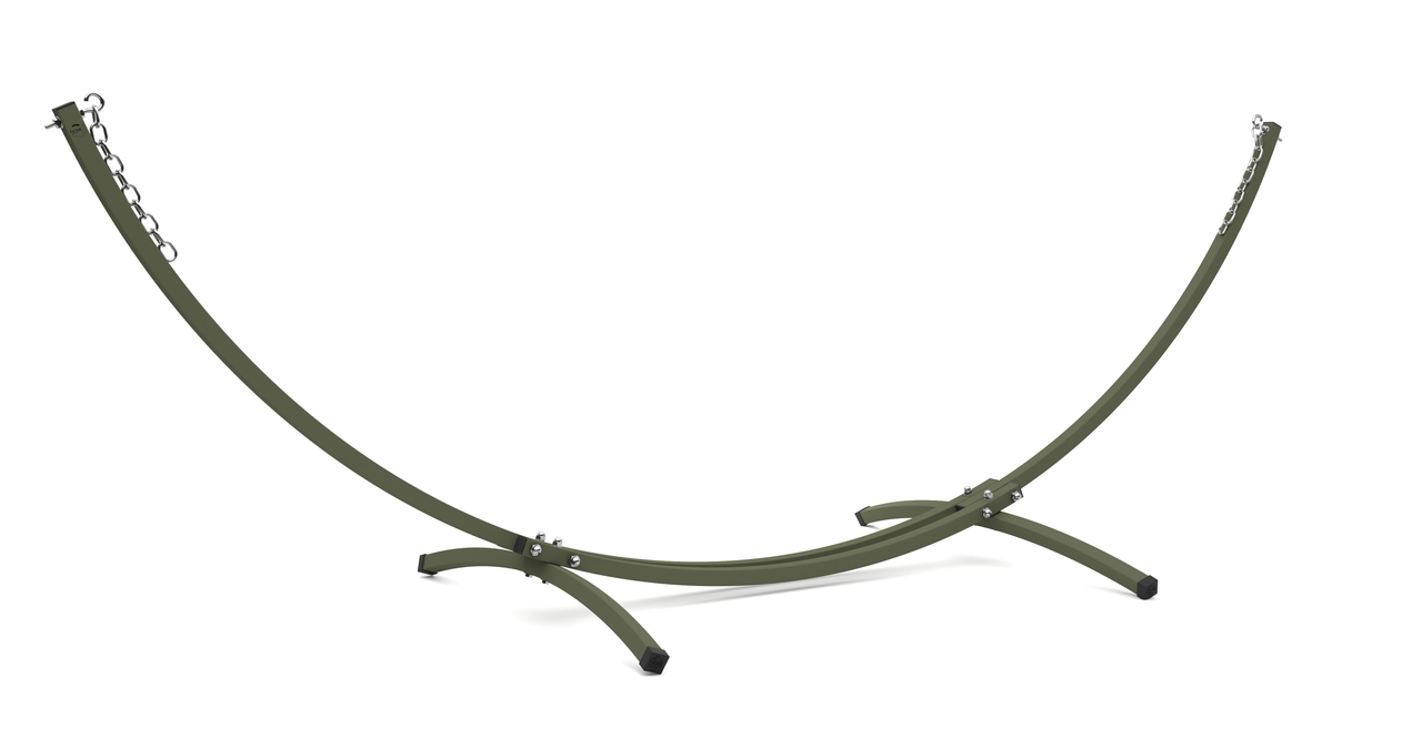 Стійка для двомісного гамака WCG металева з кріпленням для дому/дачі/саду Оливкова (WCGR-OL1) - фото 2