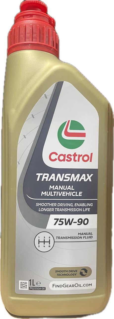Трансмиссионное масло Castrol Transmax Manual Multivehicle 75W-90 1 л (15D812)