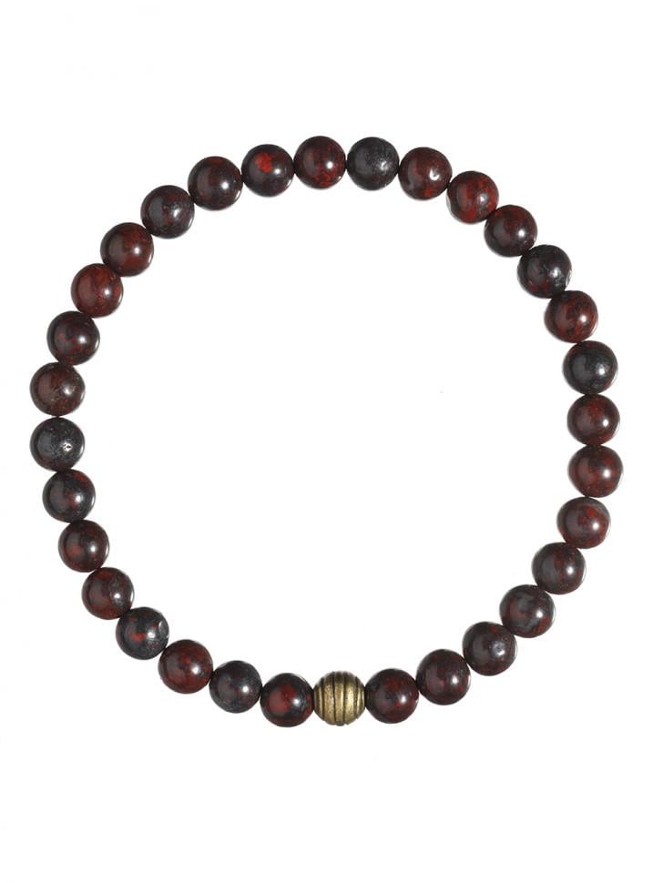 Мужской браслет из яшмы 4533