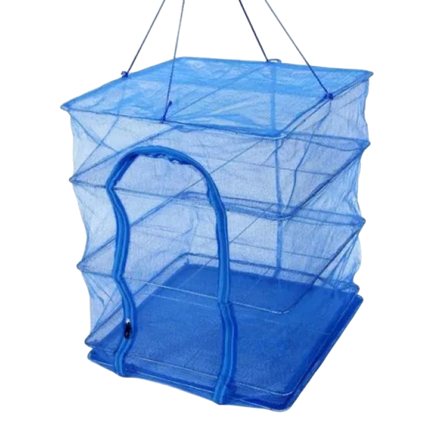 Сушарка для риби/фруктів/овочів/грибів підвісна 3 рівні 50х50х65 см (НР051546) - фото 1