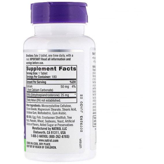 ᐉ ДГЭА Natrol DHEA 25 мг 180 Tabs (NTL-16115) • Купить в Киеве, Украине ...