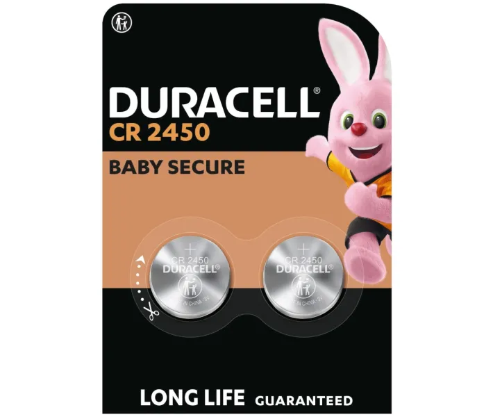 Батарейка Duracell CR2450 3V літієва 2 шт. (5000394152137)