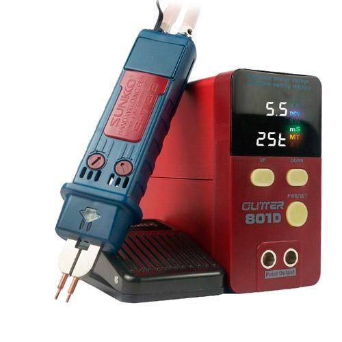 Аппарат конденсаторный Glitter 801D контактной точечной сварки для АКБ 2500 A (3690-d6287) - фото 2 Аппарат конденсаторный Glitter 801D контактной точечной сварки для АКБ 2500 A (3690-d6287) - фото 2