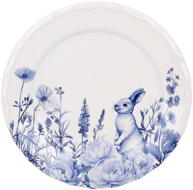 Тарелки фарфоровые Blue Bunny 6 шт. 22 см