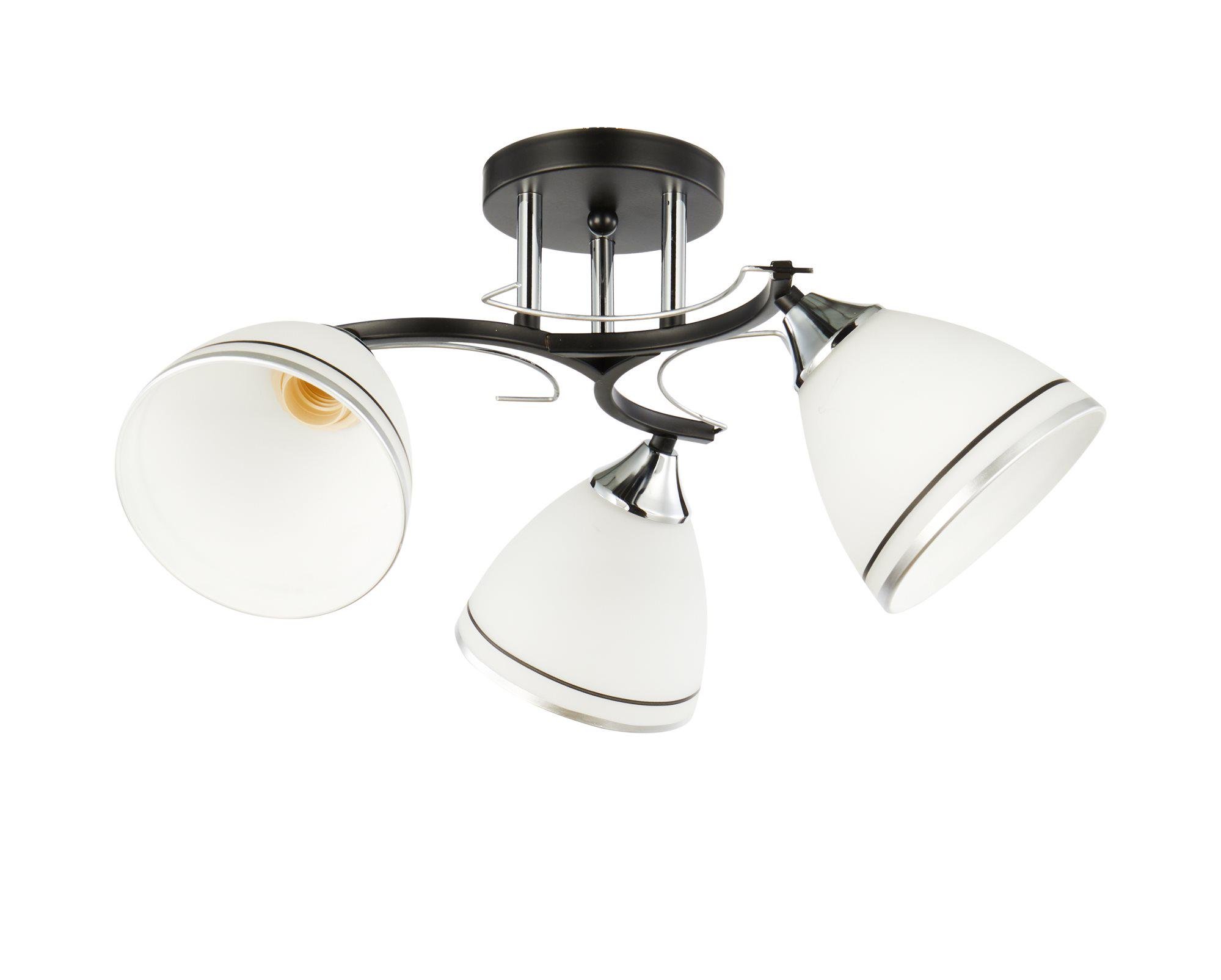 Люстра декоративная Valeso V 6121-3 BK+CR - фото 1