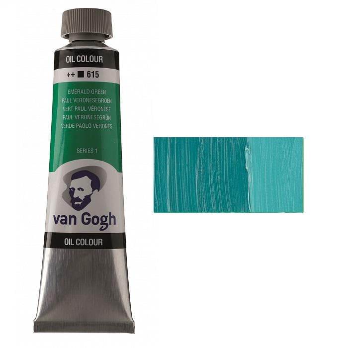 Масляная краска Van Gogh туба 40 мл 615 Изумрудный (02056153) Масляная краска Van Gogh туба 40 мл 615 Изумрудный (02056153)
