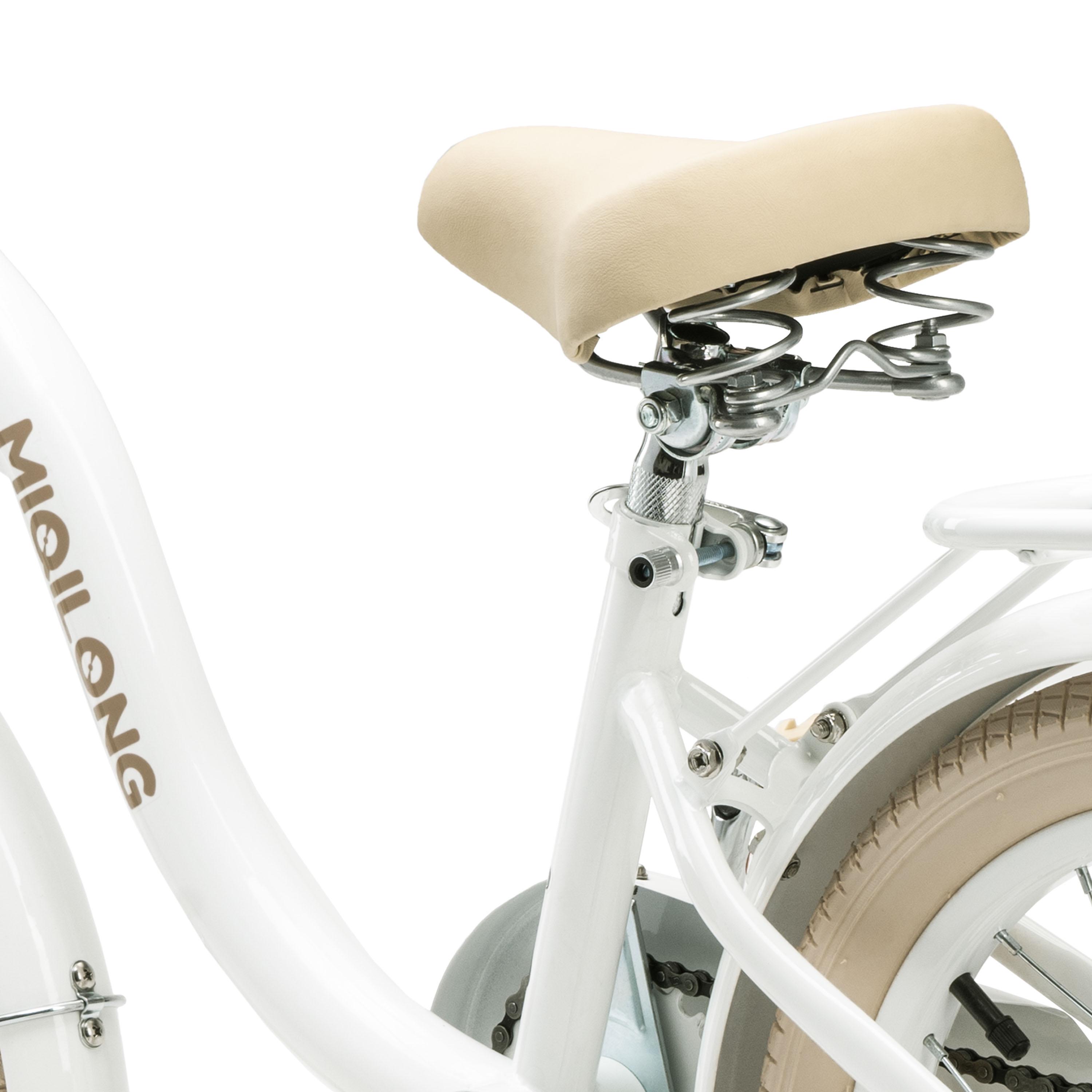 Детский велосипед Miqilong LS 16" с корзиной из натурального ротанга Белый (RBB-LS16-PEARL) - фото 8 Детский велосипед Miqilong LS 16" с корзиной из натурального ротанга Белый (RBB-LS16-PEARL) - фото 8