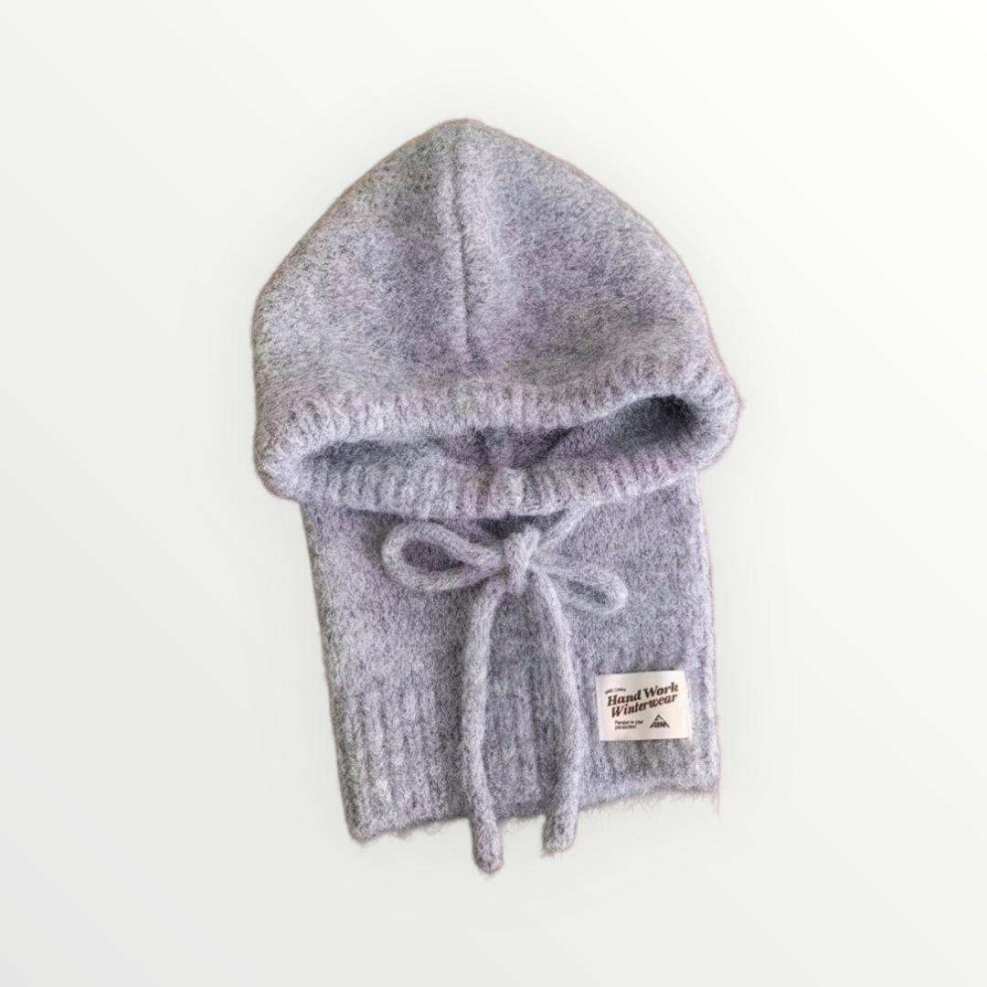 Капор теплий 9120 унісекс One size Сірий (01486) (01486) - фото 1