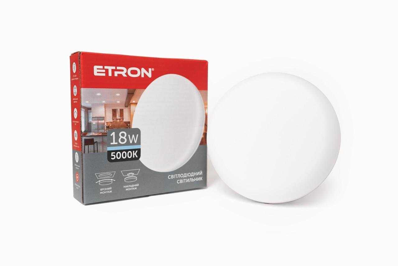 Светильник светодиодный ETRON Multipurpose 1-EMP-708 18 W 5000 K ІР20 (1-EMP-708)