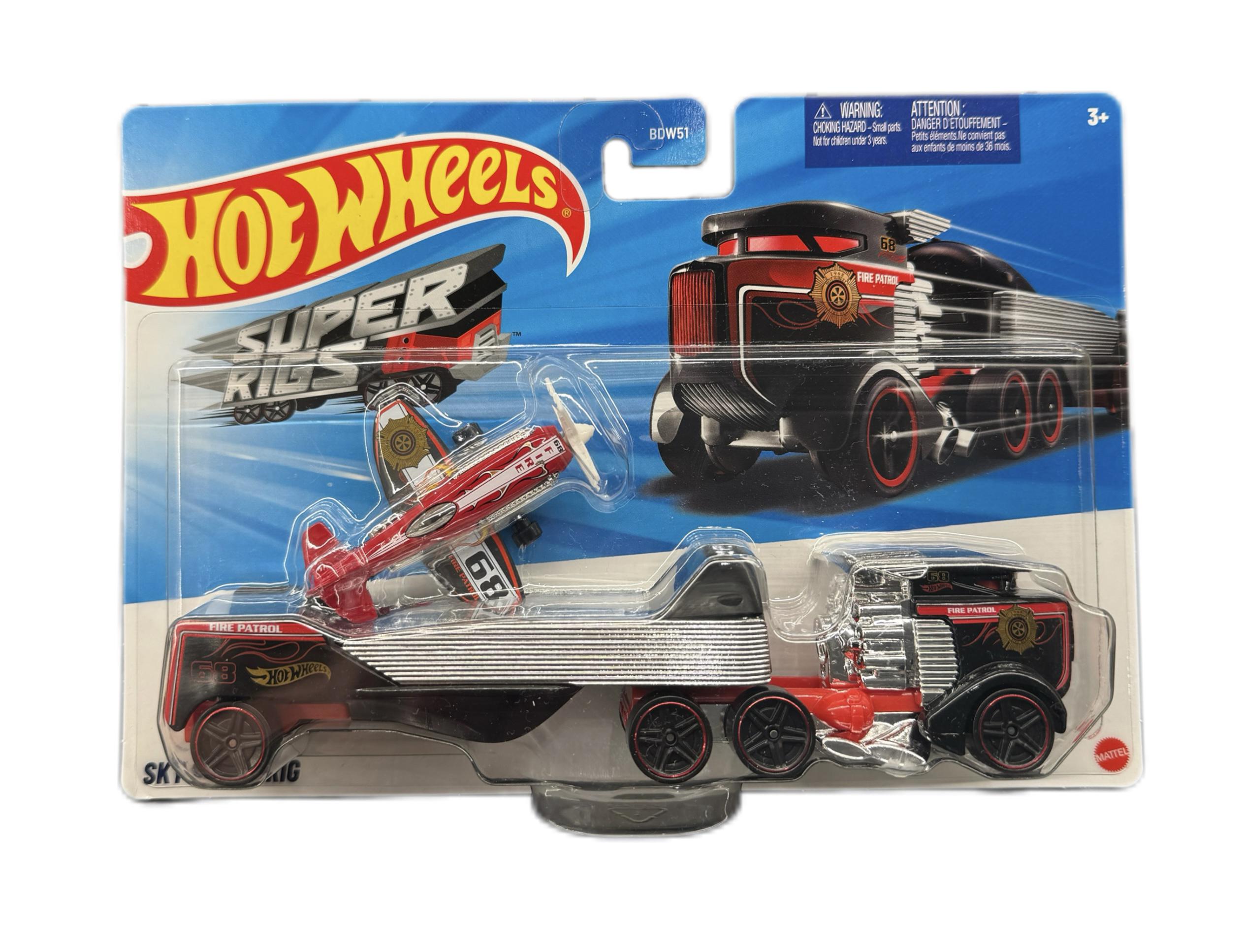 Игрушечный грузовик Hot Wheels Super Rigs Sky Now