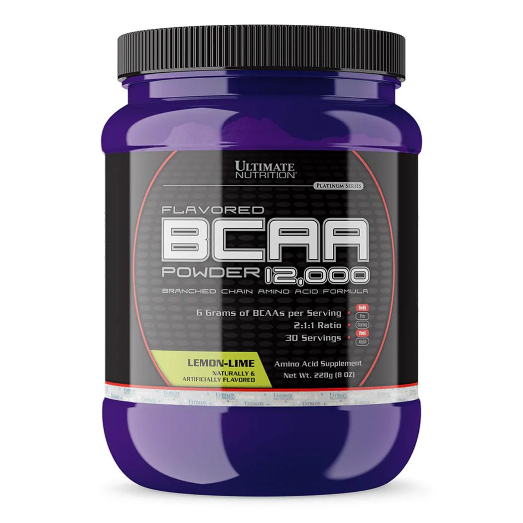 Аминокислота Ultimate Nutrition BCAA 12,000 Powder Лимон-лайм 228 г (09039-06)