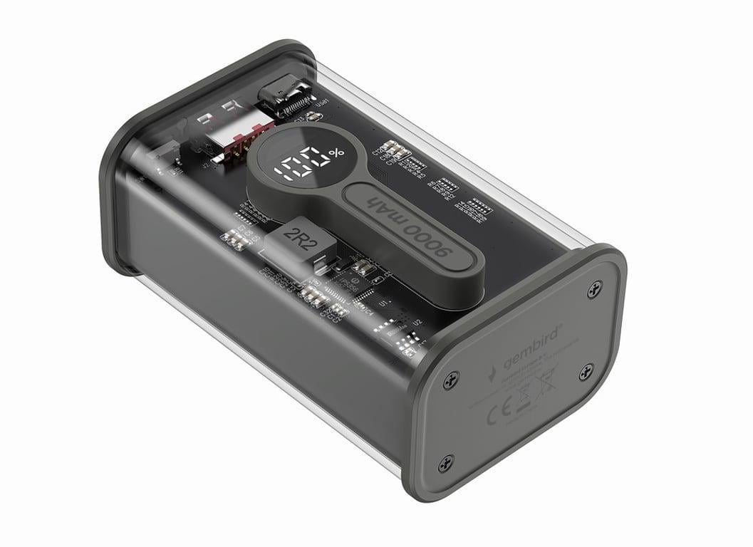Повербанк Gembird 9000 mAh Black (PB09-TQC3-01) Повербанк Gembird 9000 mAh Black (PB09-TQC3-01)