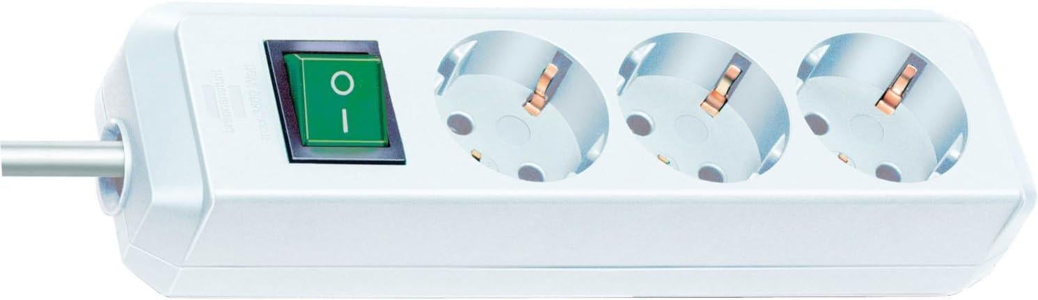 Удлинитель Brennenstuhl Eco-Line на 3 розетки 3500W 16A кабель 1,5м с выключателем (12/1117)