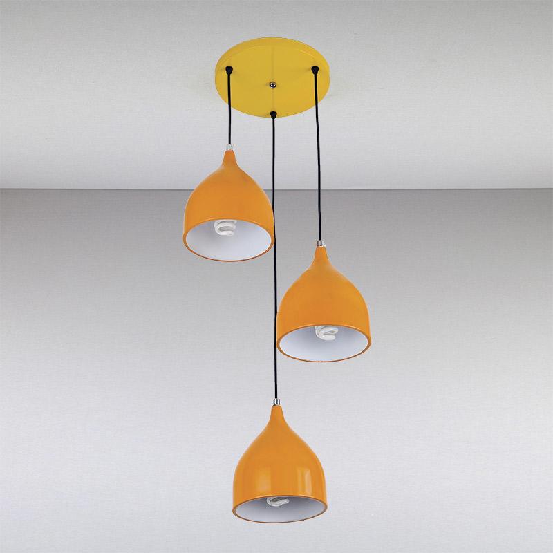 Люстра подвесная Light House LS-13225-3 OR Оранжевый (8001)