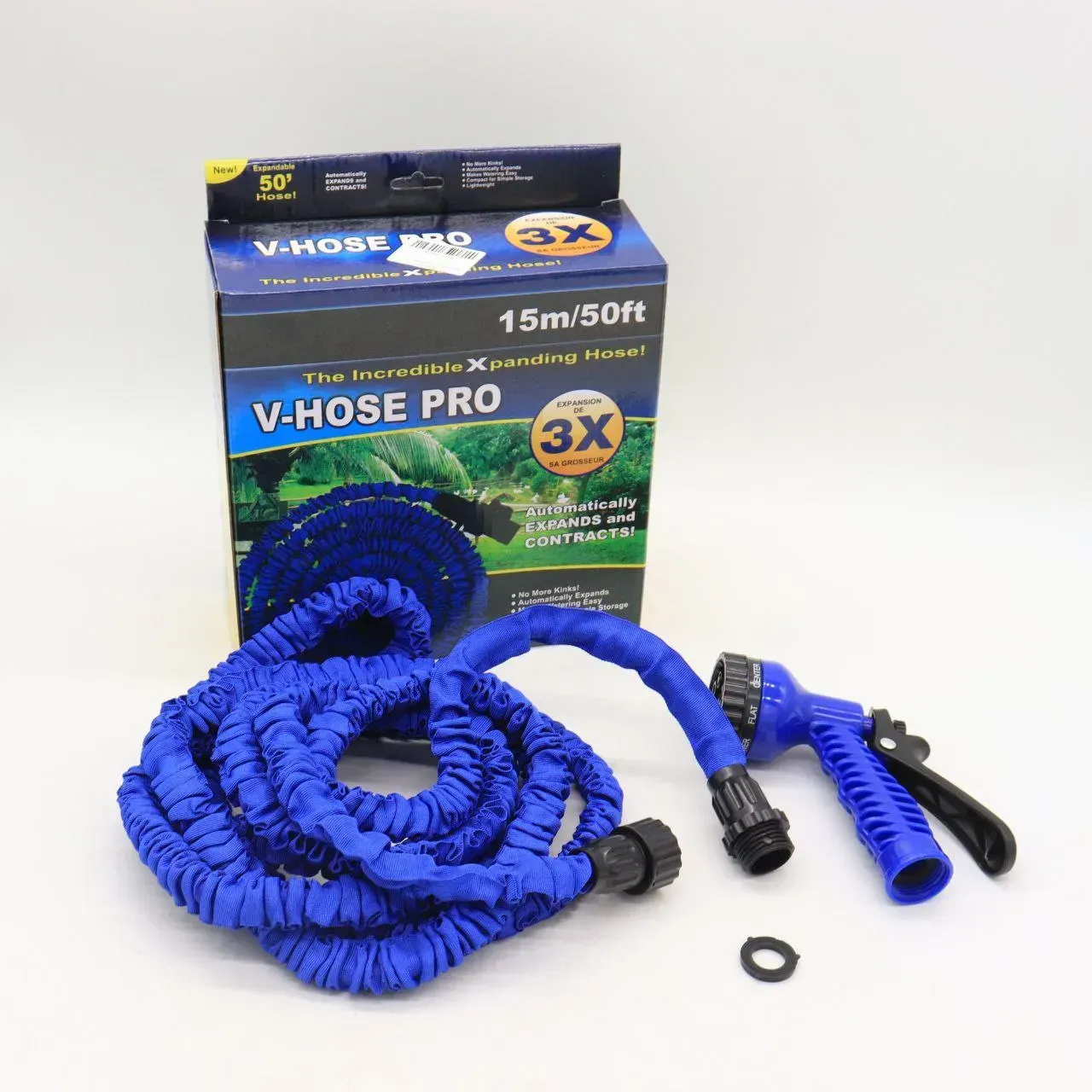Шланг для полива V-HOSE распылителем 15 м Синий (30644236) - фото 9 Шланг для полива V-HOSE распылителем 15 м Синий (30644236) - фото 9