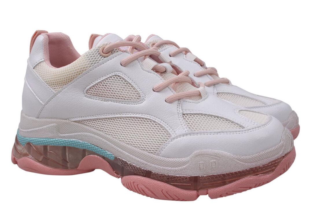 Кроссовки женские Vikonty из кожи р. 37 Белый (139-20LK)