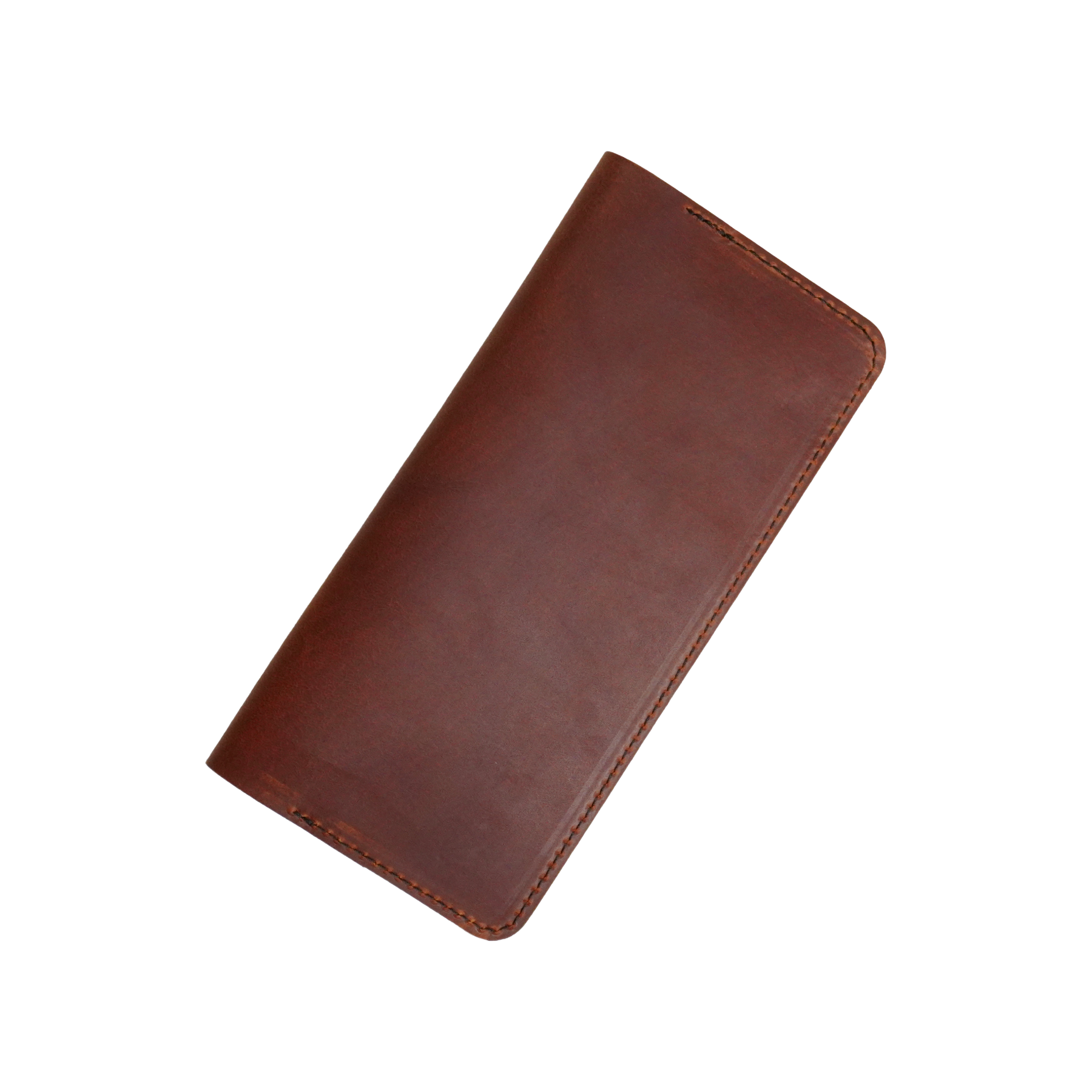 Кошелек-лонгер на прямую купюру Crazy Horse кожаный "SP-04" Рыжий