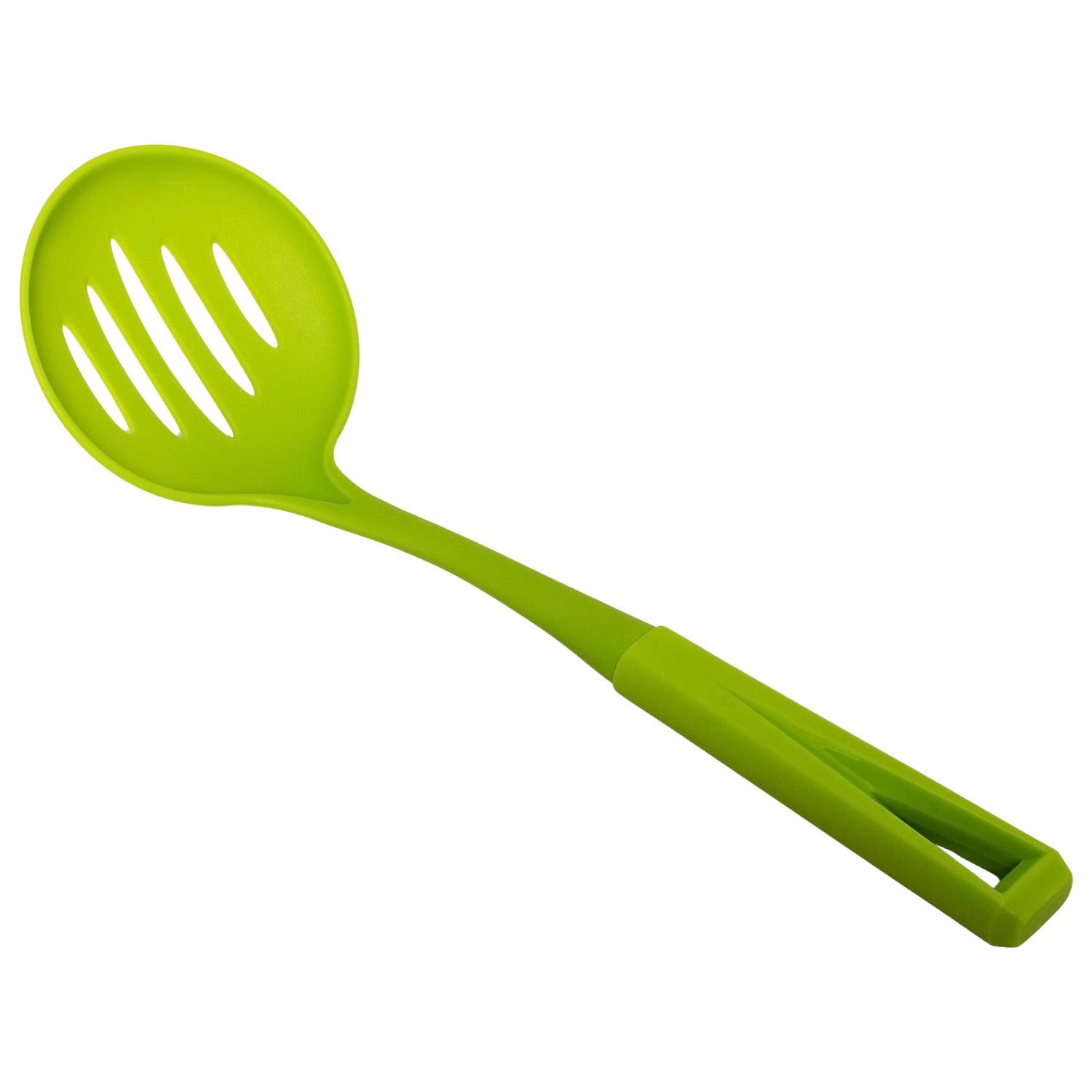 Шумовка с прорезями Kitchen Master 34 см Салатовый (2038217254)