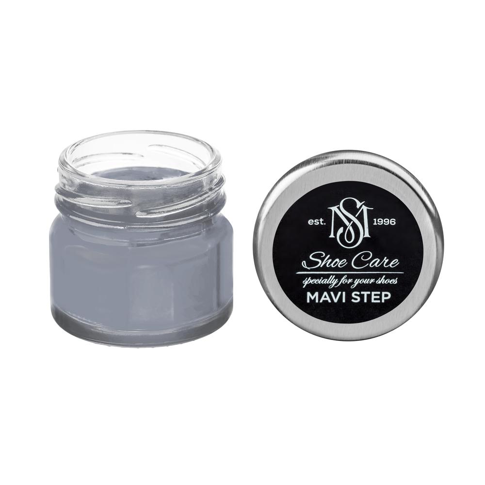 Крем для обуви из кожзама MAVI STEP Custom 25 мл Серый с голубым (4010-R70B) - фото 1