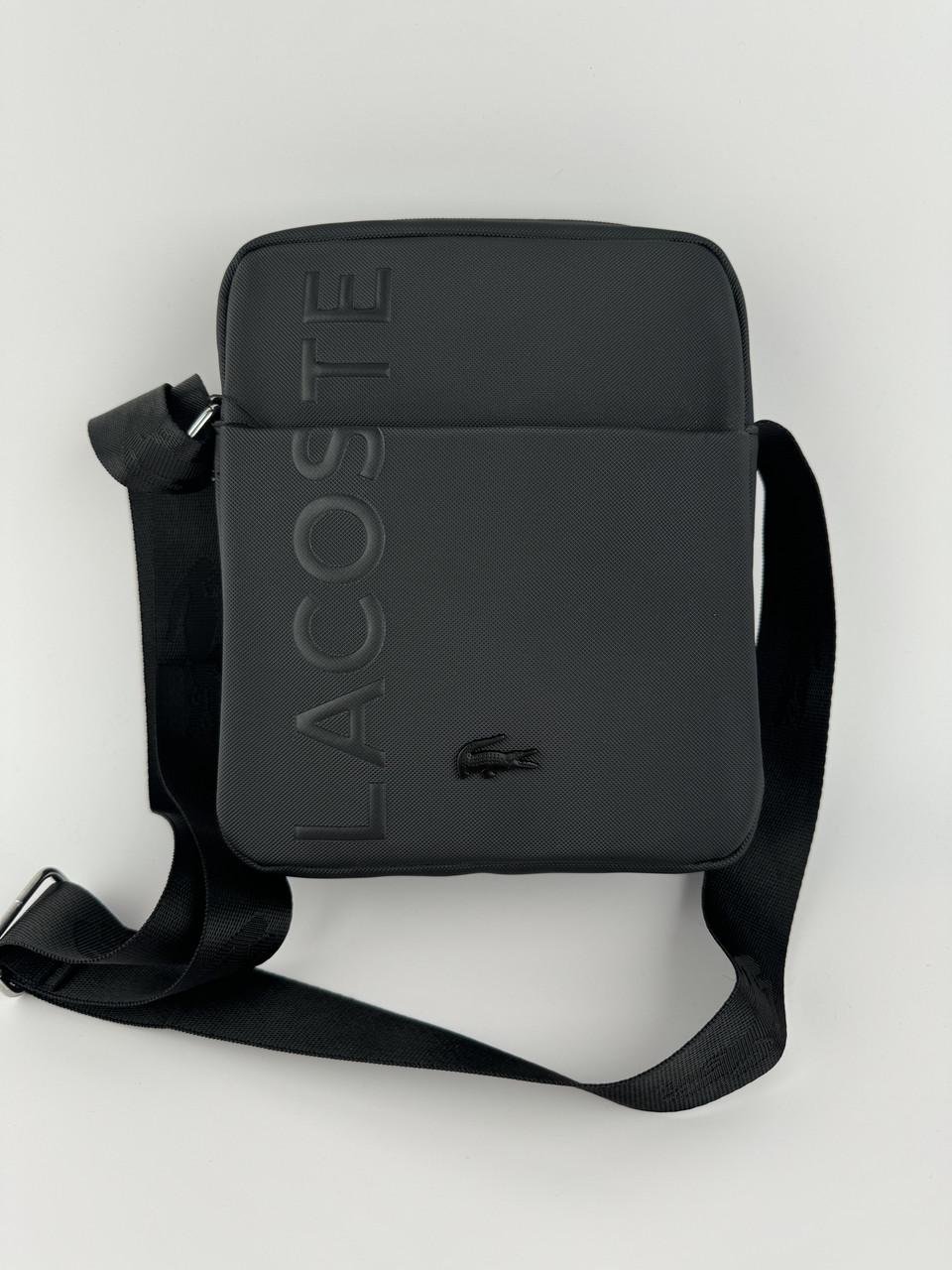 Мужская сумка через плечо Lacoste Черный (2400640455)