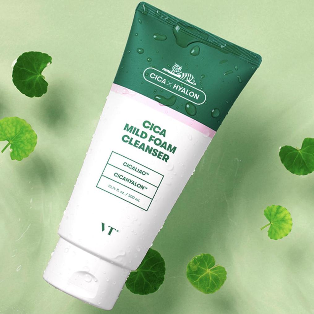 Пенка для лица с центеллой азиатской VT Cosmetics Cica Mild 300 мл (VTPD39085)