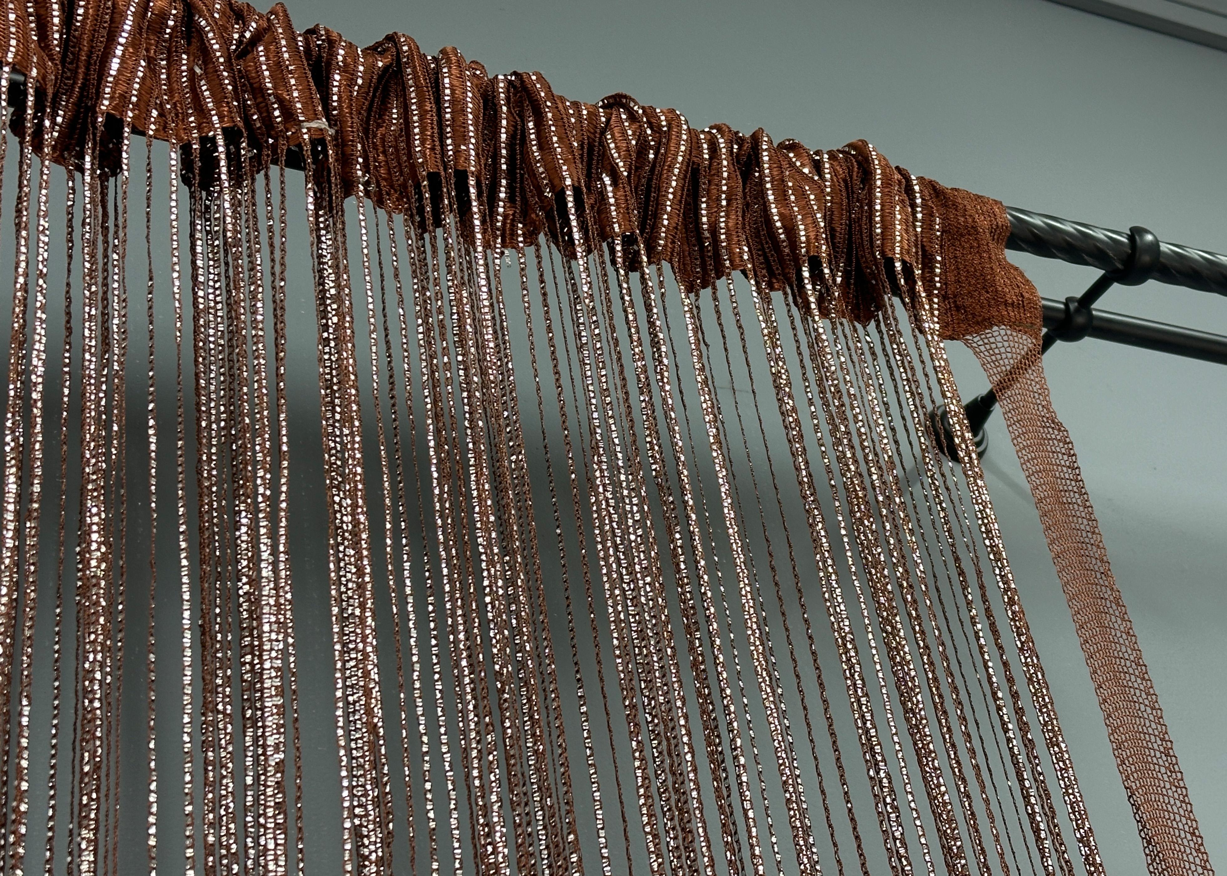 Шторы-нити Rovi Premium с люрексом 300х300 см Коричневый (61-115) - фото 8 Шторы-нити Rovi Premium с люрексом 300х300 см Коричневый (61-115) - фото 8