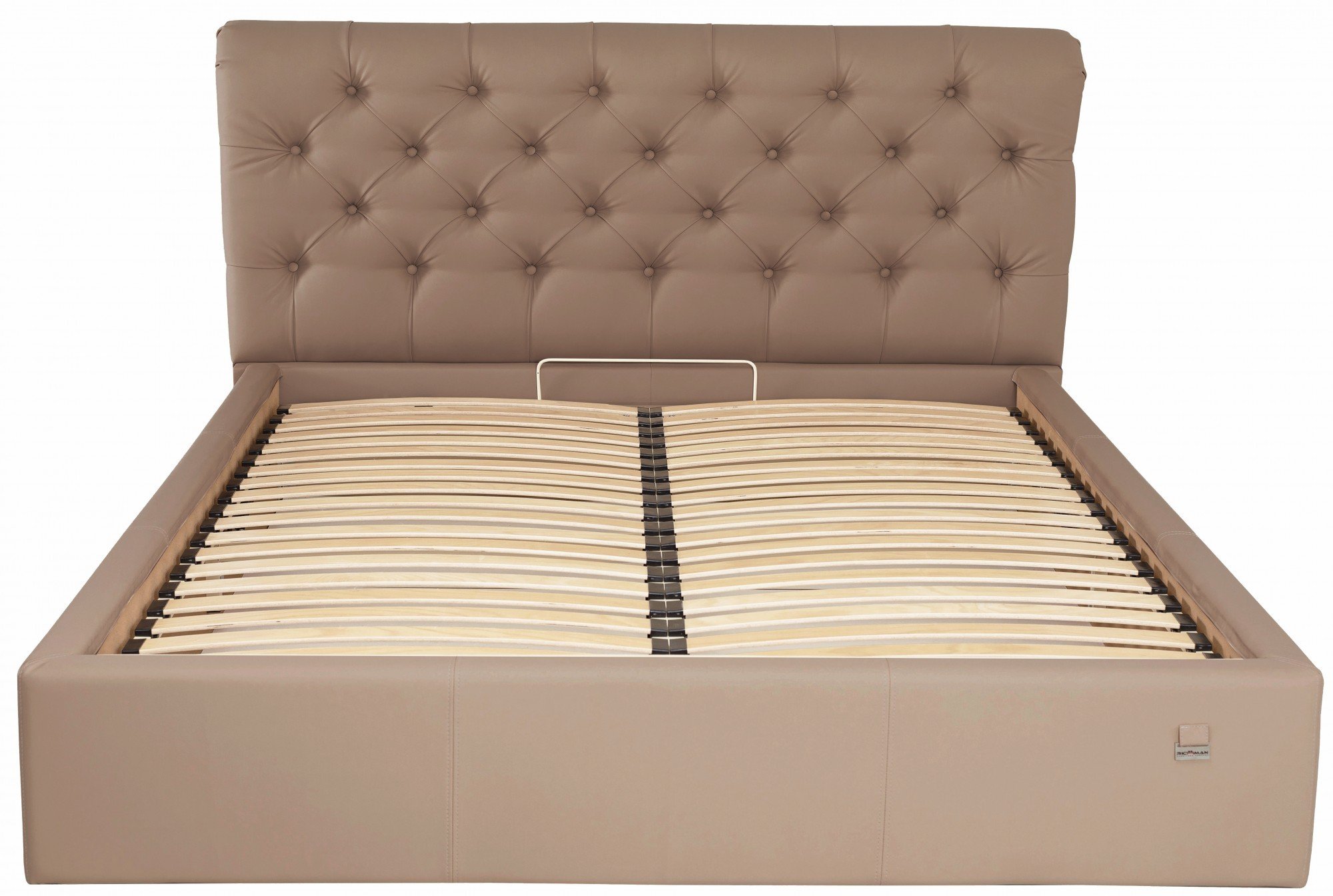 Кровать с подъемным механизмом двуспальная London Comfort Флай 2213 180х200 см Светло-коричневый - фото 2 Кровать с подъемным механизмом двуспальная London Comfort Флай 2213 180х200 см Светло-коричневый - фото 2