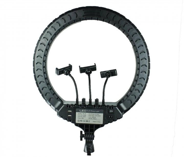 Кольцевая лампа RL-14 3 крепления с регулировкой света на пульту управления 36 см (AR003711) - фото 2 Кольцевая лампа RL-14 3 крепления с регулировкой света на пульту управления 36 см (AR003711) - фото 2