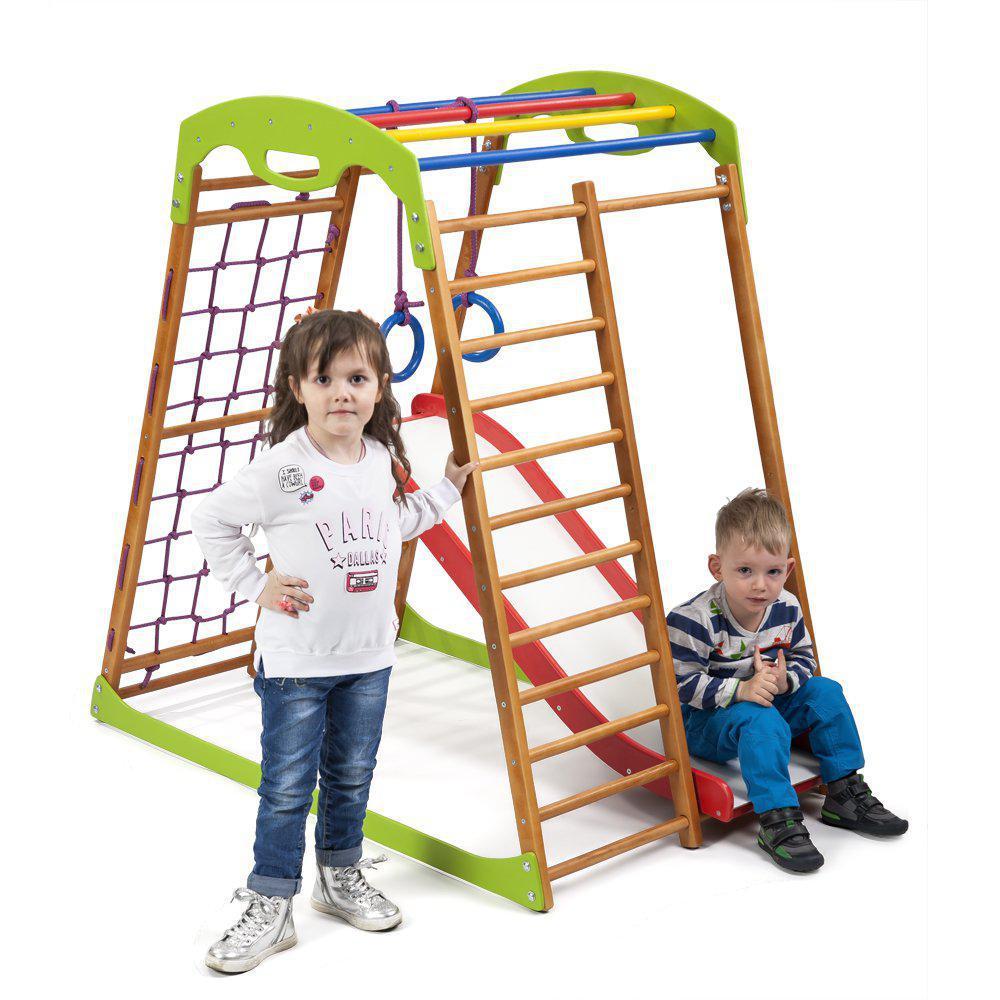 Детский спортивный комплекс для дома SportBaby BabyWood Plus 1 (BabyWood-Plus-1-4)