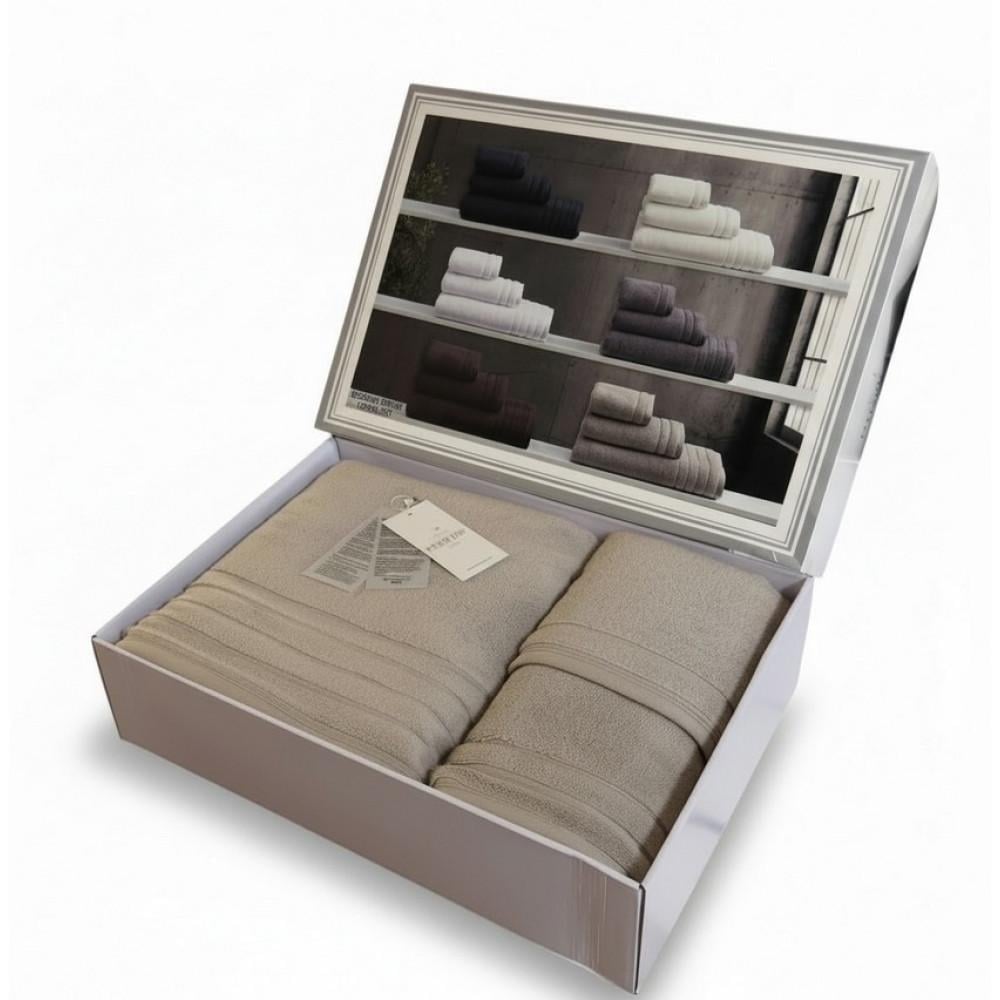 Набір рушників Maison D'or Caresse 40x60/50x100/90x150 см мікрокотон Beige (2000022283962)