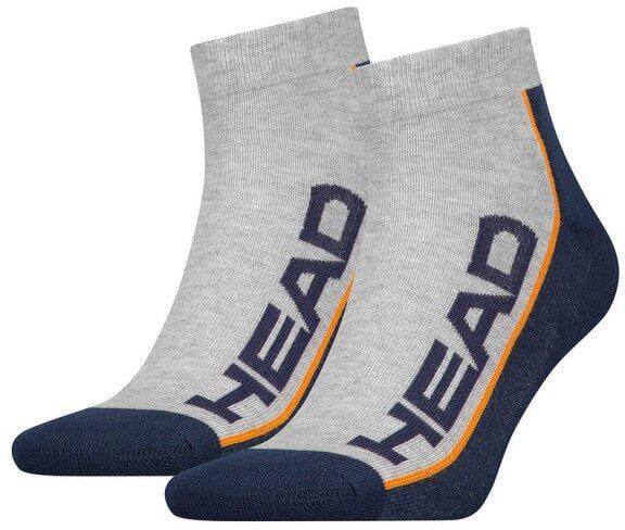 Носки Head Performance Quarter 2-pack р. 39-42 Gray/Blue 781009001-870