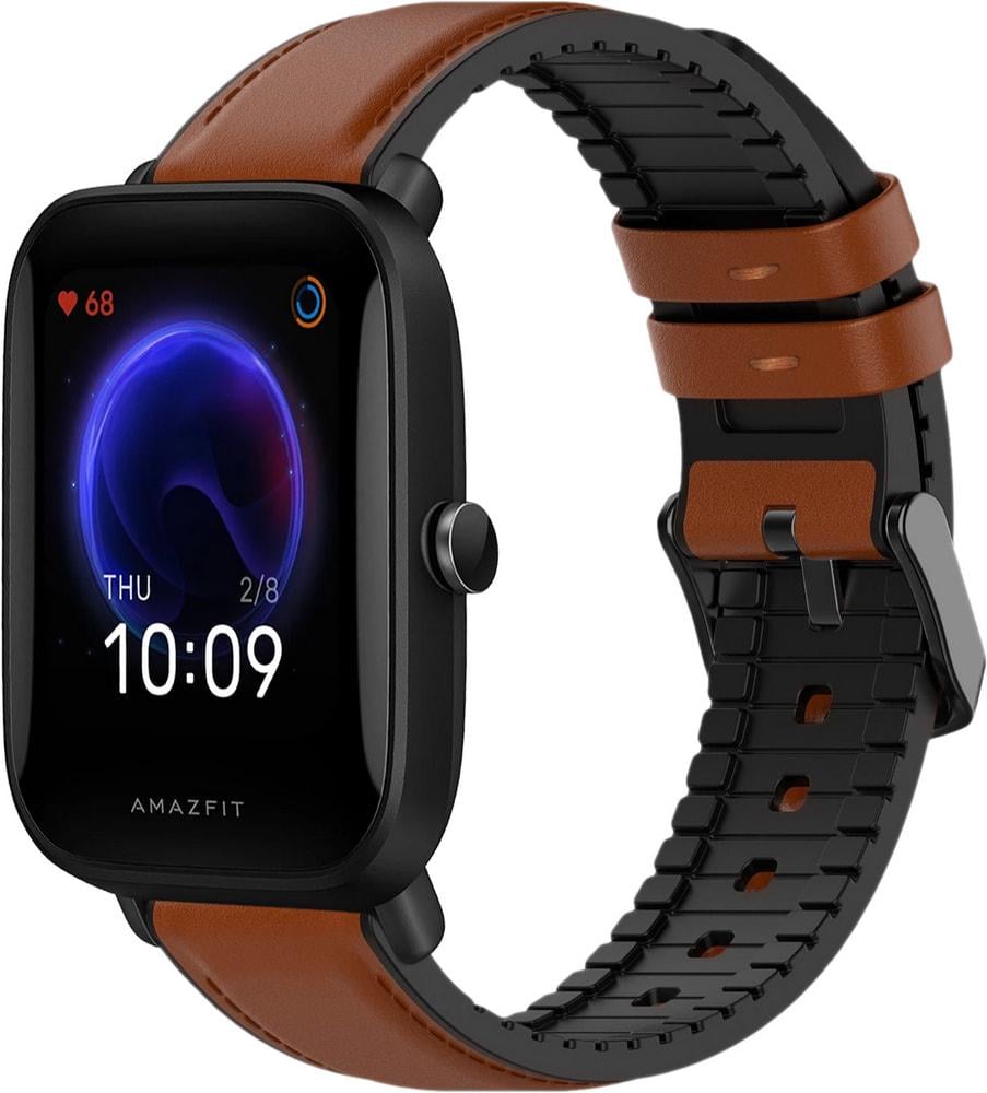 Ремешок кожаный Tamyx для Amazfit GTS 2 Brown (31597-30)