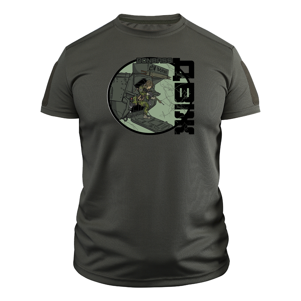 Футболка військова CoolMax DONBASS XL Оливковий (TS-C-4-XL)