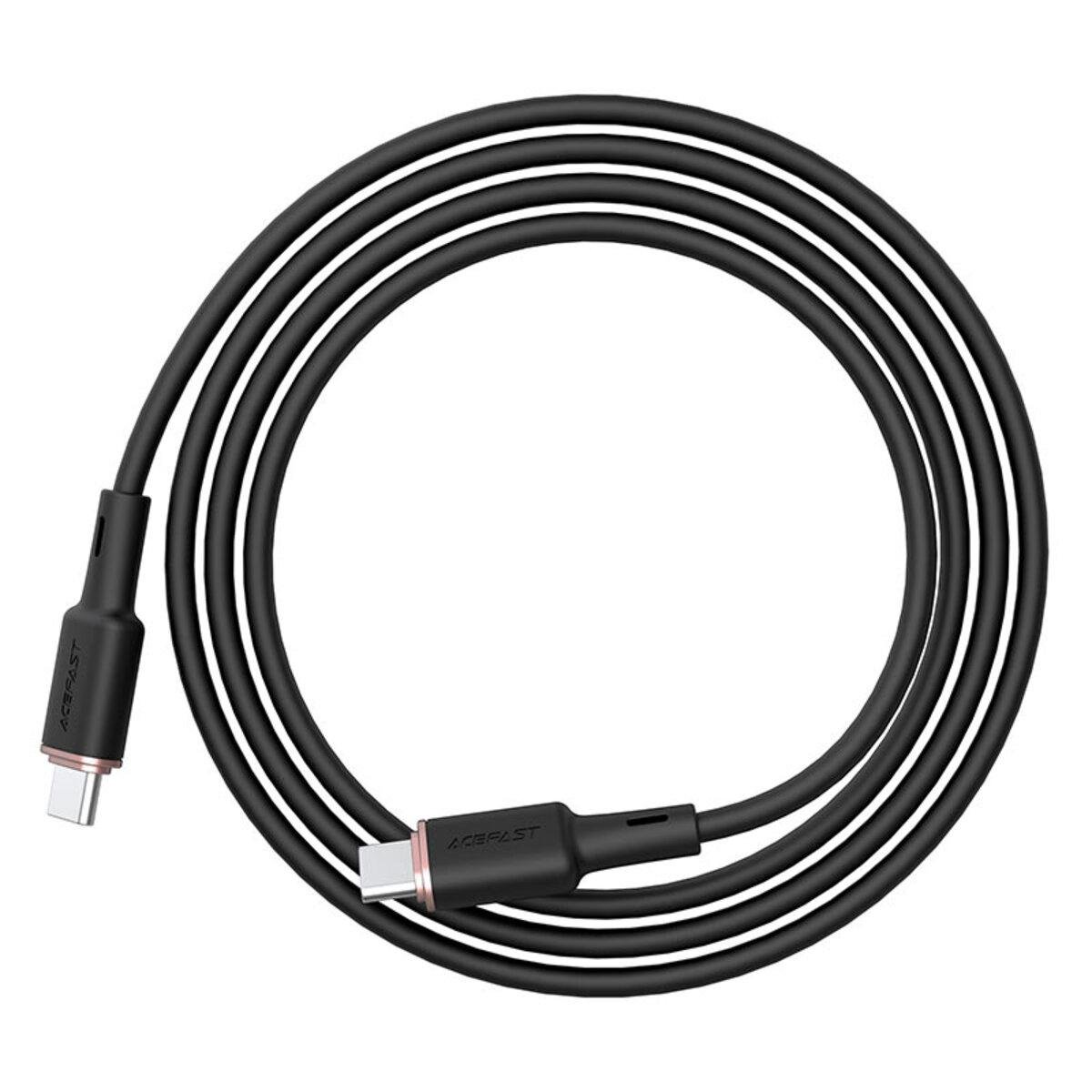 Кабель Acefast C2-03 USB-C to USB-C 1,2 м PD 60W Black - фото 2 Кабель Acefast C2-03 USB-C to USB-C 1,2 м PD 60W Black - фото 2